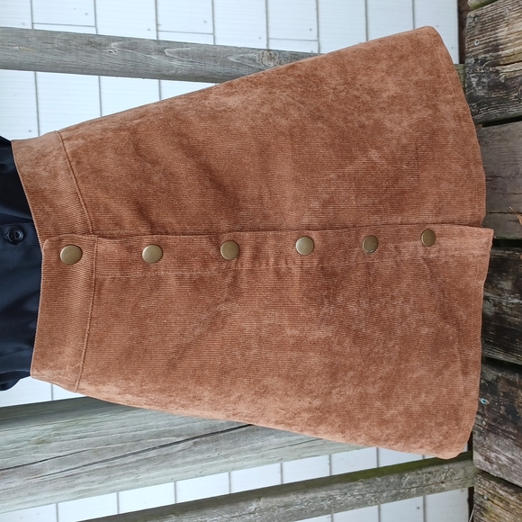 Ardene Dresses & Skirts - Corduroy Brown Skirt XL see measurements